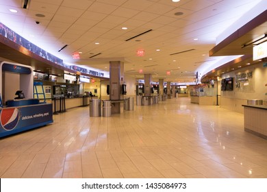 New York, USA - June 2019 - Inside Madison Square Garden, Manhattan.