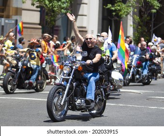 New York Usa June 29th 2014 The New York City Pride March Commemorating New York Usa June 29th 2014 The New York City Pride March Commemorating