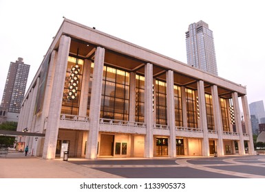 New York, USA - May 29, 2018: David H Koch Theater, New York City Ballet.