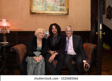 New York, New York/ USA - Oct. 5 2019: Rene Taylor, Taylor A. Purdee, & David Lewis Attend Joseph Feury's 