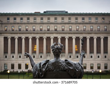 NEW YORK, USA - Sep 26, 2015: Alma Mater. New York City's Columbia University, An Ivy League School.