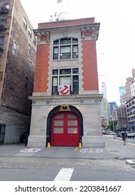 New York, USA - September 2, 2022: Ghost Busters Building