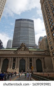 New York, USA-August 17, 2019: Grand Central Station On Summer Street Day In August. Summer Streets Is An Annual Celebration Of New York City's Most Valuable Public Space.