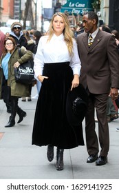NEW YORK, NEW YORK/UNITED STATES - JANUARY 28, 2020: Blake Lively is seen in Midtown on January 28, 2020 in New York City.