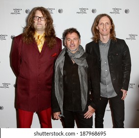 NEW YORK-APR 17: Directors Reginald Harkema, Scot Mcfadyen And Sam Dunn Attend The 'Super Duper Alice Cooper' Premiere At Chelsea Bow Tie Cinemas On April 17, 2014 In New York City.