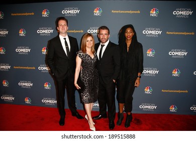 NEW YORK-APR 26: (L-R) Jordan Klepper, Samantha Bee, Jason Jones And Jessica Williams Attend The American Comedy Awards At The Hammerstein Ballroom On April 26, 2014 In New York City.