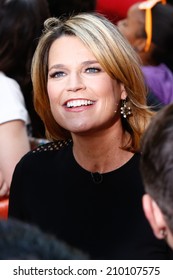 NEW YORK-AUG 8: TV Host Savannah Guthrie During NBC's 