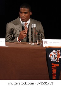 NEW YORK-DEC 11: Cam Newton, Quarterback For The Auburn Tigers, Attends The 2010 Heisman Memorial Trophy Award Press Conference At The Marriott Marquis On December 11, 2010 In New York City.