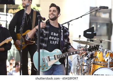 NEW YORK-JUN 2: Thomas Rhett Performs On NBC's Today Show At Rockefeller Plaza On June 2, 2017 In New York City.