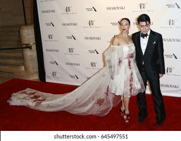 NEW YORK-MAY 22: Georgina Pazcoguin (L) And Malan Breton Attend The American Ballet Theatre 2017 Spring Gala At David H. Koch Theater At Lincoln Center On May 22, 2017 In New York City.