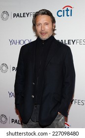 NEW YORK-OCT 18: Actor Mads Mikkelsen Attends PaleyFest NY 2014 For 