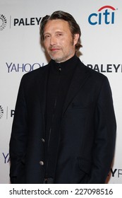 NEW YORK-OCT 18: Actor Mads Mikkelsen Attends PaleyFest NY 2014 For 