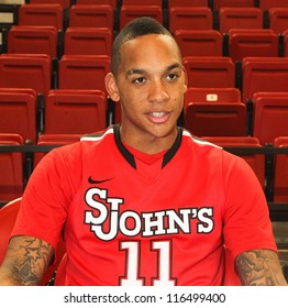 NEW YORK-OCT. 23: St. John's Red Storm Guard D'Angelo Harrison During Media Day On October 23, 2012 At Carnesecca Arena, Jamaica, Queens, New York.