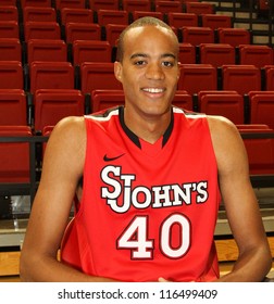 NEW YORK-OCT. 23: St. John's Red Storm Forward Sam Sealy During Media Day On October 23, 2012 At Carnesecca Arena, Jamaica, Queens, New York.