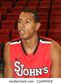 NEW YORK-OCT. 23: St. John's Red Storm Forward Orlando Sanchez During Media Day On October 23, 2012 At Carnesecca Arena, Jamaica, Queens, New York.