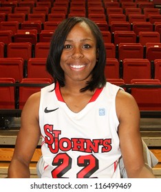 NEW YORK-OCT. 23: St. John's Red Storm Guard Eugenia McPherson During Media Day On October 23, 2012 At Carnesecca Arena, Jamaica, Queens, New York.