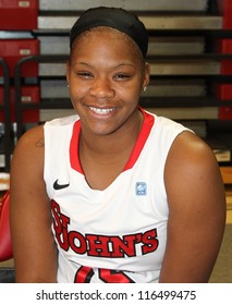 NEW YORK-OCT. 23: St. John's Res Storm Center Jill Blanding During Media Day On October 23, 2012 At Carnesecca Arena, Jamaica, Queens, New York.