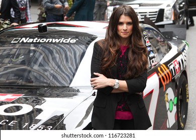 NEW YORK-OCT 25: Danica Patrick attends the unveiling of the new Tissot Swiss Watches Lobby Clocks at Madison Square Garden Box Office on October 25, 2012 in New York City.