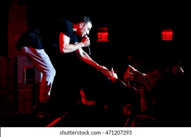 NEW YORK-SEP 25: Country Music Singer Sam Hunt Performs In Concert At The Best Buy Theater On September 25, 2014 In New York City.