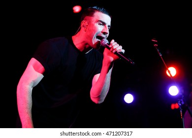 NEW YORK-SEP 25: Country Music Singer Sam Hunt Performs In Concert At The Best Buy Theater On September 25, 2014 In New York City.