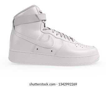 white air force ones high