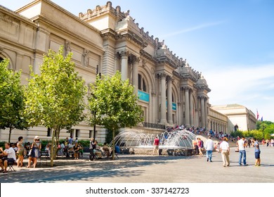 NEW YORK,USA - AUGUST 18,2015 : The Metropolitan Museum Of Art In New York City