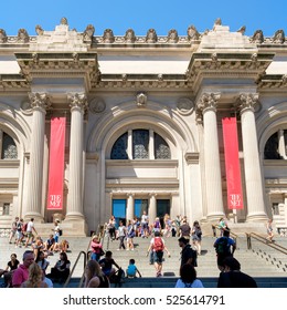 NEW YORK,USA - AUGUST 23,2016 : The Metropolitan Museum Of Art In New York City