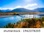 New Zealand Bridge - Christchurch to Greymount TransAlpine Train