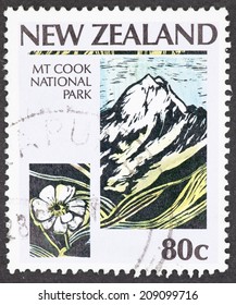 New Zealand Circa 1987 Cancelled Postage Stock Photo 209099716 ...