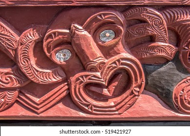 New Zealand Maori Boat Carving