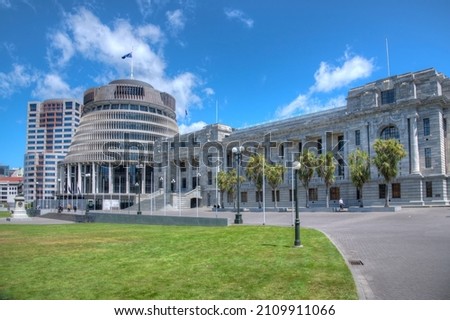 New Zealand Parliament Buildings in Wellington