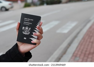 New Zealand Passport In Hand