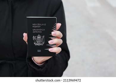 New Zealand Passport In Hand