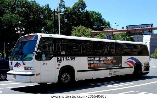 bus from washington to new jersey