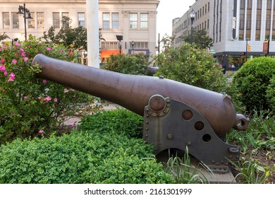 Newark, NJ –May 27, 2022: Cannon On Military Park