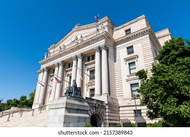 Newark, NJ - May 17, 2022: Essex County Courthouse 
