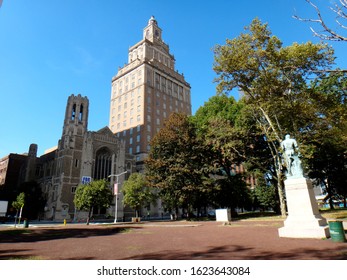 Newark, NJ - September 19 2015: Washington Park In Downtown Newark