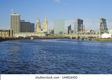 Newark, NJ Skyline From The River