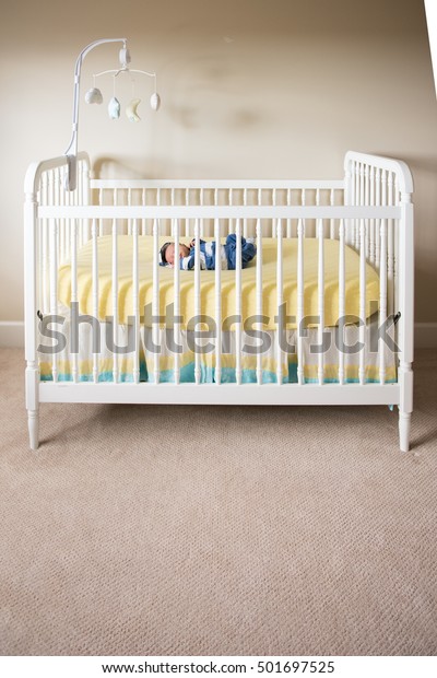 white crib for boy