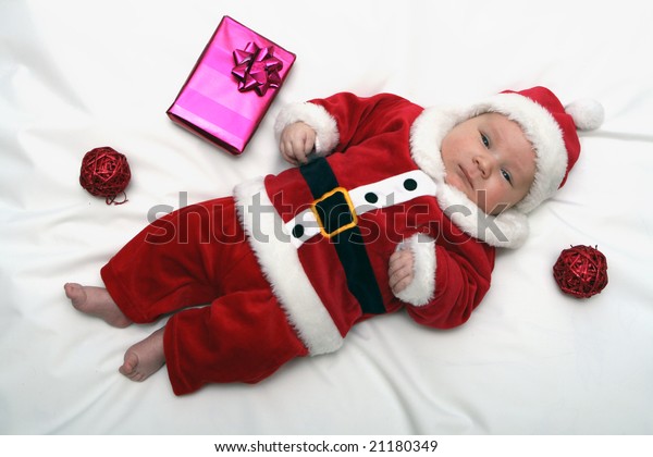 santa claus dress for new born baby