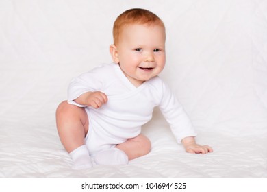 Plumpy Baby Boy Seven Months Old Stock Photo (Edit Now) 795066247