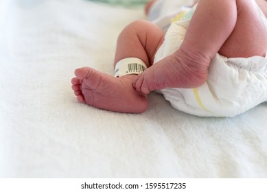  newborn baby legs in diapers