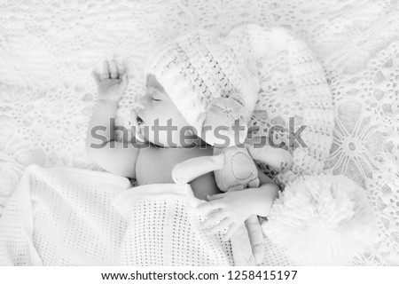 Similar – Baby girl wrapped in a blanket