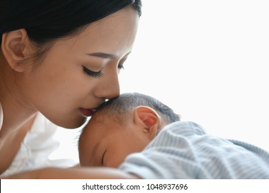 Mother Hugging Baby Images Stock Photos Vectors Shutterstock