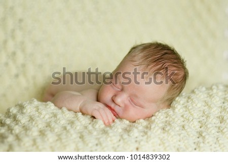 Similar – Image, Stock Photo Nice Newborn asleep peacefully