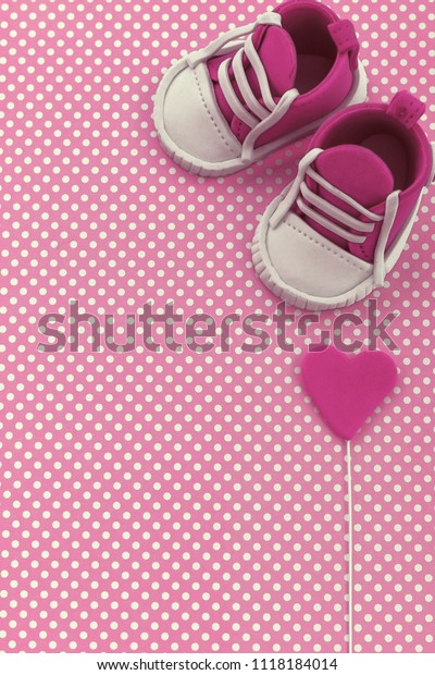 Newborn Pink Card Kids Background Baby Stock Photo Edit Now 1118184014