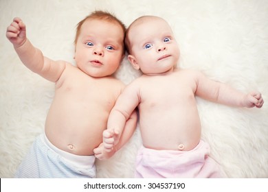 Newborn Twins Boy And Girl