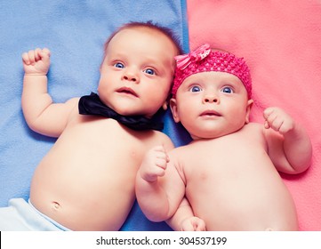 Newborn Twins Boy And Girl