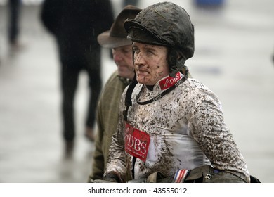 NEWBURY, BERKS; DEC 29: Jockey Barry Geraghty Returns From Riding In The Fifth Race At Newbury Racecourse, UK, December 29, 2009 In Newbury, Berks