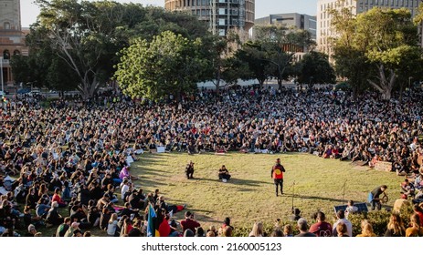 Newcastle, Australia - June 06 2020. Black Lives Matter Protest March